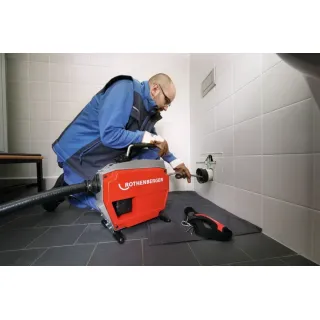Акумулаторна машина за почистване на тръби ROTHENBERGER R600 VARIOCLEAN/ 18V