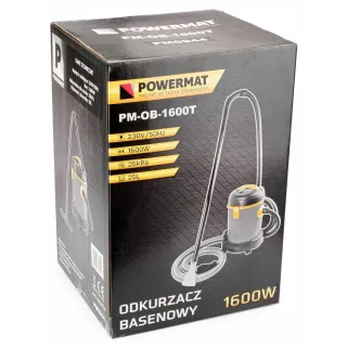 Прахосмукачка за басейн POWERMAT PM-OB-1600T/ 1.6kW/ 25 л