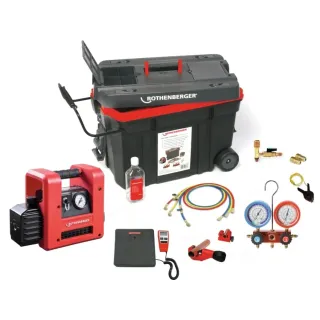 Комплект за монтаж, поддръжка и ремонт на хладилни и климатични системи и термопомпи ROTHENBERGER ROCADDY 120 R32 Analog