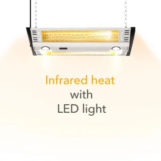 Дизайнерски инфрачервен отоплител TROTEC IR 2000 C/ 2kW