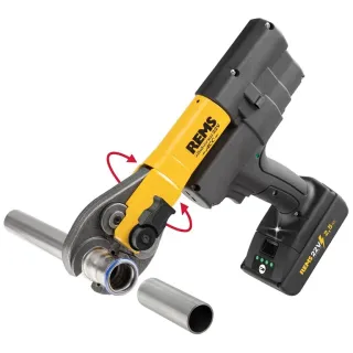 Акумулаторна радиална преса за кримпване на пресфитинги REMS Mini-Press ACC/ 22V/ 2.5 Ah Акумулаторна радиална преса за кримпване на пресфитинги REMS Mini-Press ACC/ 22V/ 2.5 Ah