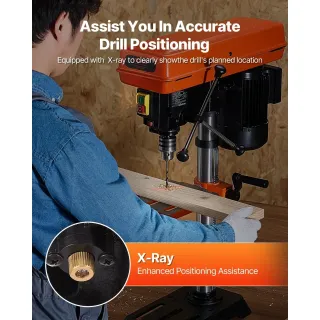 Настолна бормашина VEVOR DP25013B/ 550W Настолна бормашина VEVOR DP25013B/ 550W