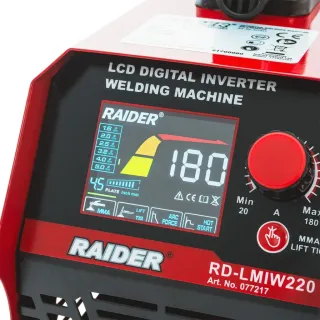 Инверторен електрожен Raider RD-LMIW220/ 180A