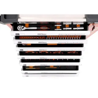 Количка с инструменти KraftDele KD1067/ 258 бр.