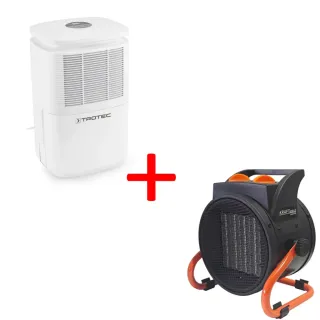 Комплект за бързо изсушаване - Калорифер KraftDele KD11727 с влагоуловител Trotec TTK 30 E