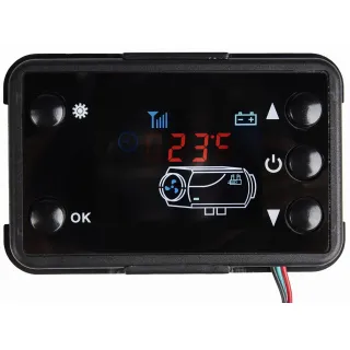 Преносим дизелов отоплител с дистанционно KraftDele KD11781/ 8kW/ 10 л/ термостат/ LCD дисплей