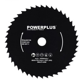 Мини ръчен циркуляр POWER PLUS POWX1425 / 600W, 89mm