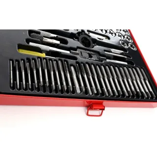 Комплект метчици и плашки KraftDele KD10251/ 60 части