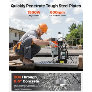 Магнитна бормашина VEVOR J1CD-60D/ 1500W