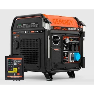 Инверторен бензинов генератор Genergy CRETA SILENT 7500W/ 26л + ATS