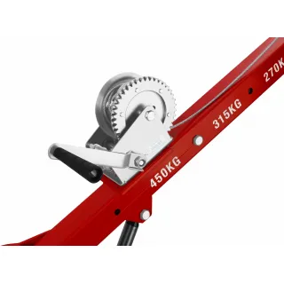 Хидравличен кран за двигатели с лебедка KraftDele KD12687/ 450кг