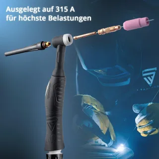 Инверторен заваръчен апарат STAHLWERK AC/DC TIG 315 Puls Pro/ 315А