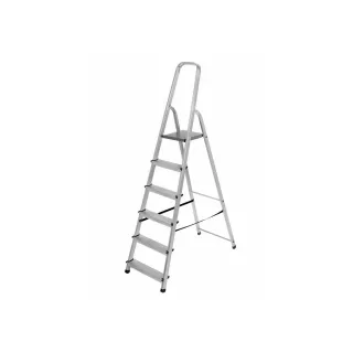 Алуминиева сгъваема стълба AWTools AW23016/ 1х6