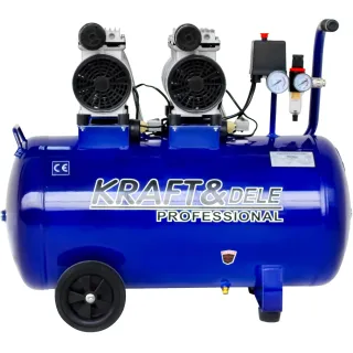 Безмаслен компресор KraftDele KD4053/ 3kW/ 230V/100л Безмаслен компресор KraftDele KD4053/ 3kW/ 230V/100л