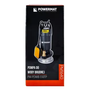Потопяема помпа с поплавък за чиста и мръсна вода Powermat PM-PDWB-550TP/ 550W Потопяема помпа с поплавък за чиста и мръсна вода Powermat PM-PDWB-550TP/ 550W