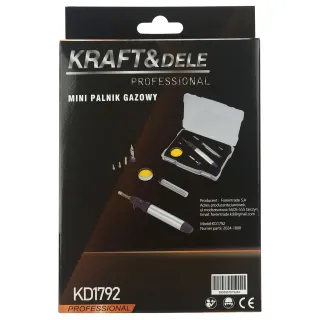 Газов поялник KraftDele KD1792/ 12 мл Газов поялник KraftDele KD1792/ 12 мл