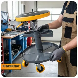 Автомонтьорски стол Powermat PM-SWA-150T/ 150 кг