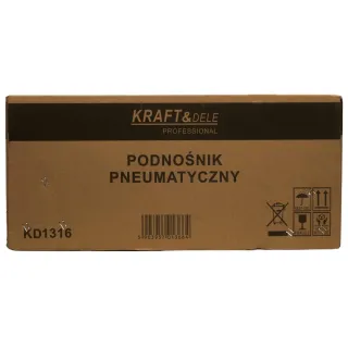 Хидравлично-пневматичен крик KraftDele KD1316/ 22т