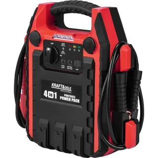 Стартерно устройство 4в1 + осветление + компресор KraftDele KD5346/ 1200/600A/ 22Ah/ 12V