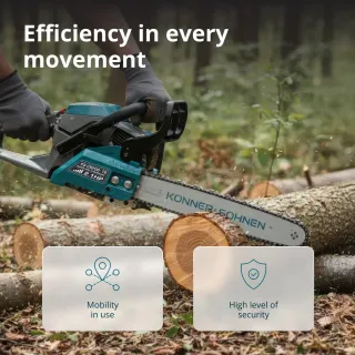 Верижен бензинов трион KOENNER-SOEHNEN KS CS20G-16/ 1.6 hp/ 40 см