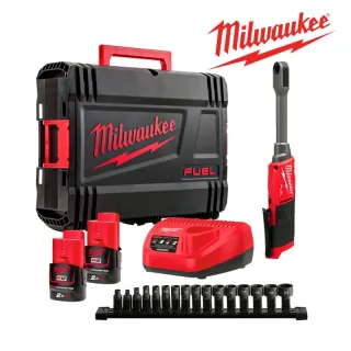 Акумулаторна тресчотка MIlwaukee INSIDER M12FPTR-202X/ 12V/ 2x2Ah
