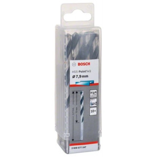 Свредло HSS за метал PoinTec 7.9 mm на Bosch комплект 10 бр. Свредло HSS за метал PoinTec 7.9 mm на Bosch комплект 10 бр.