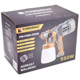 Електрически пистолет за боядисване POWERMAT PM-PDM-550M/ 550W