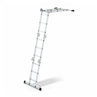 Алуминиева многофункционална съчленена стълба AWTools AW23033/ 4x4