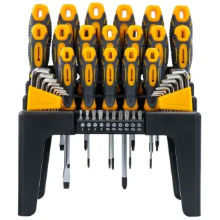 Комплект отвертки, битове и шестограми Powermat PM-ZW-44ZN/ 44 бр. Комплект отвертки, битове и шестограми Powermat PM-ZW-44ZN/ 44 бр.