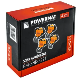 Комплект ъглови скоби Powermat PM-SNK-522T/ 4 бр. Комплект ъглови скоби Powermat PM-SNK-522T/ 4 бр.