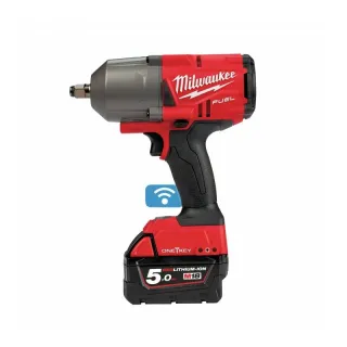 Гайковерт акумулаторен Milwaukee M18 ONEFHIWF12-502X, 18V, 5.0 Ah