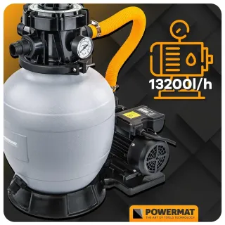 Помпа за басейн POWERMAT PM-PPDB-550J/ 550W