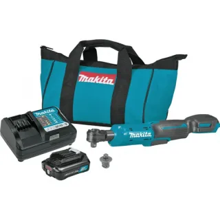 Акумулаторен ъглов ударен гайковерт Makita WR100DWA, 12 V, 2 Ah