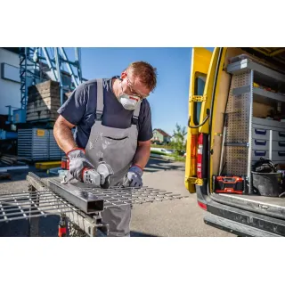 Акумулаторен ъглошлайф Flex LB 125 18.0-EC C/ 18V