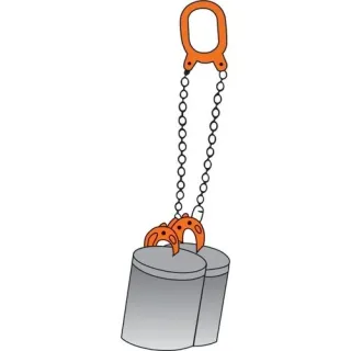 Двураменен верижен сапан UNICRAFT FHK 1/ 1000 кг Двураменен верижен сапан UNICRAFT FHK 1/ 1000 кг