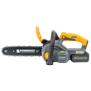 Акумулаторен верижен трион POWERMAT PM-MPA-4AHM/ 21V/ 2x4Ah