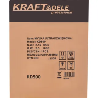 Ултразвукова почистваща вана KraftDele KD500/ 100W Ултразвукова почистваща вана KraftDele KD500/ 100W