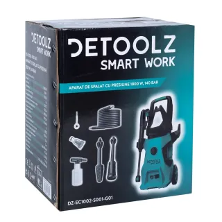 Електрическа водоструйка Detoolz DZ-EC1002-S001-G01/ 1800W
