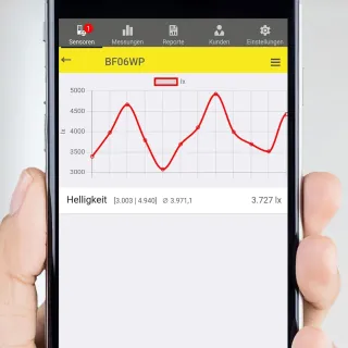 Луксметър Trotec BF06WP appSensoren/ 10 м Луксметър Trotec BF06WP appSensoren/ 10 м