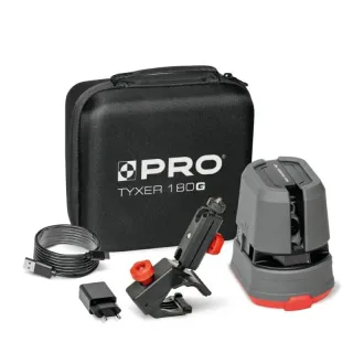 Комплект лазерен нивелир + аксесоари PRO TYXER 180G/ 30 м
