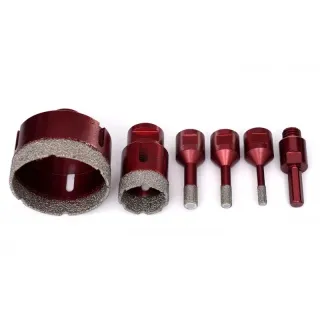 Комплект диамантени боркорони KraftDele KD11219/ 5 части