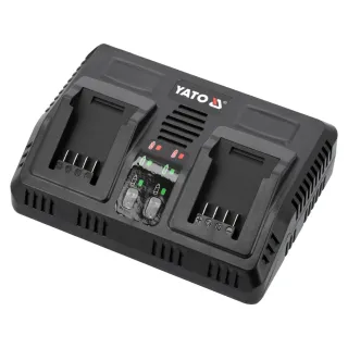 Двойно зарядно устройство Yato YT-828499/ 18V/ ​​2.4A x 2