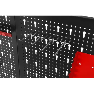 Метален перфориран панел за инструменти KraftDele KD11896/ 80x60см Метален перфориран панел за инструменти KraftDele KD11896/ 80x60см