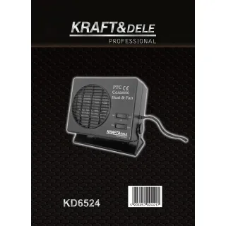 Автомобилен отоплител с вентилатор KraftDele KD6524/ 300W/ 12V Автомобилен отоплител с вентилатор KraftDele KD6524/ 300W/ 12V