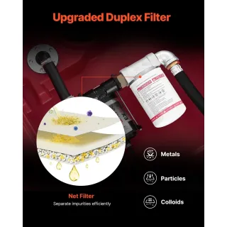 Преносим резервоар за дизел и бензин VEVOR YDIES400L-E/ 440 л