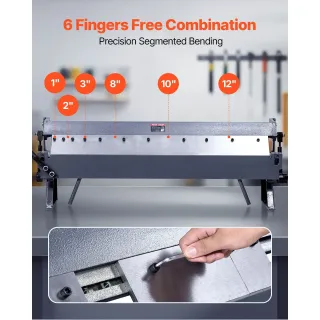 Машина за огъване на ламарина VEVOR W1.5×915Z/ 910 мм Машина за огъване на ламарина VEVOR W1.5×915Z/ 910 мм