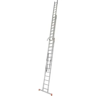 Трираменна алуминиева стълба със стълбищна функция KRAUSE TRIBILO 3x14