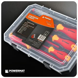 Комплект изолирани отвертки и фазомер Powermat PM-ZW-7ZI/ 7 бр. Комплект изолирани отвертки и фазомер Powermat PM-ZW-7ZI/ 7 бр.