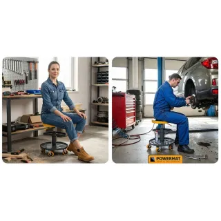 Автомонтьорски стол Powermat PM-SWA-150T/ 150 кг