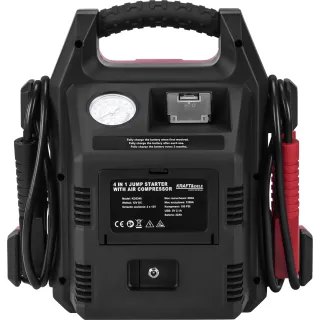 Стартерно устройство 4в1 + осветление + компресор KraftDele KD5346/ 1200/600A/ 22Ah/ 12V